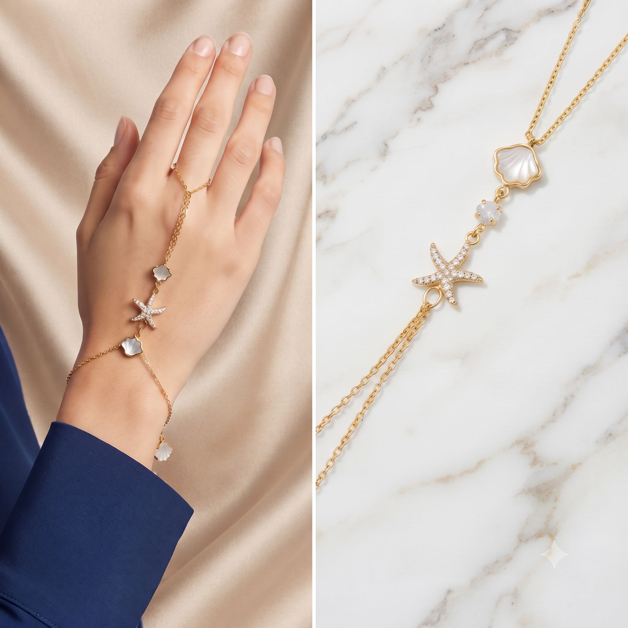 Hand Chain Starfish
