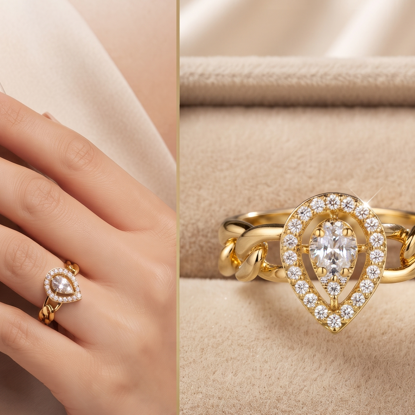 Elite Teardrop Ring