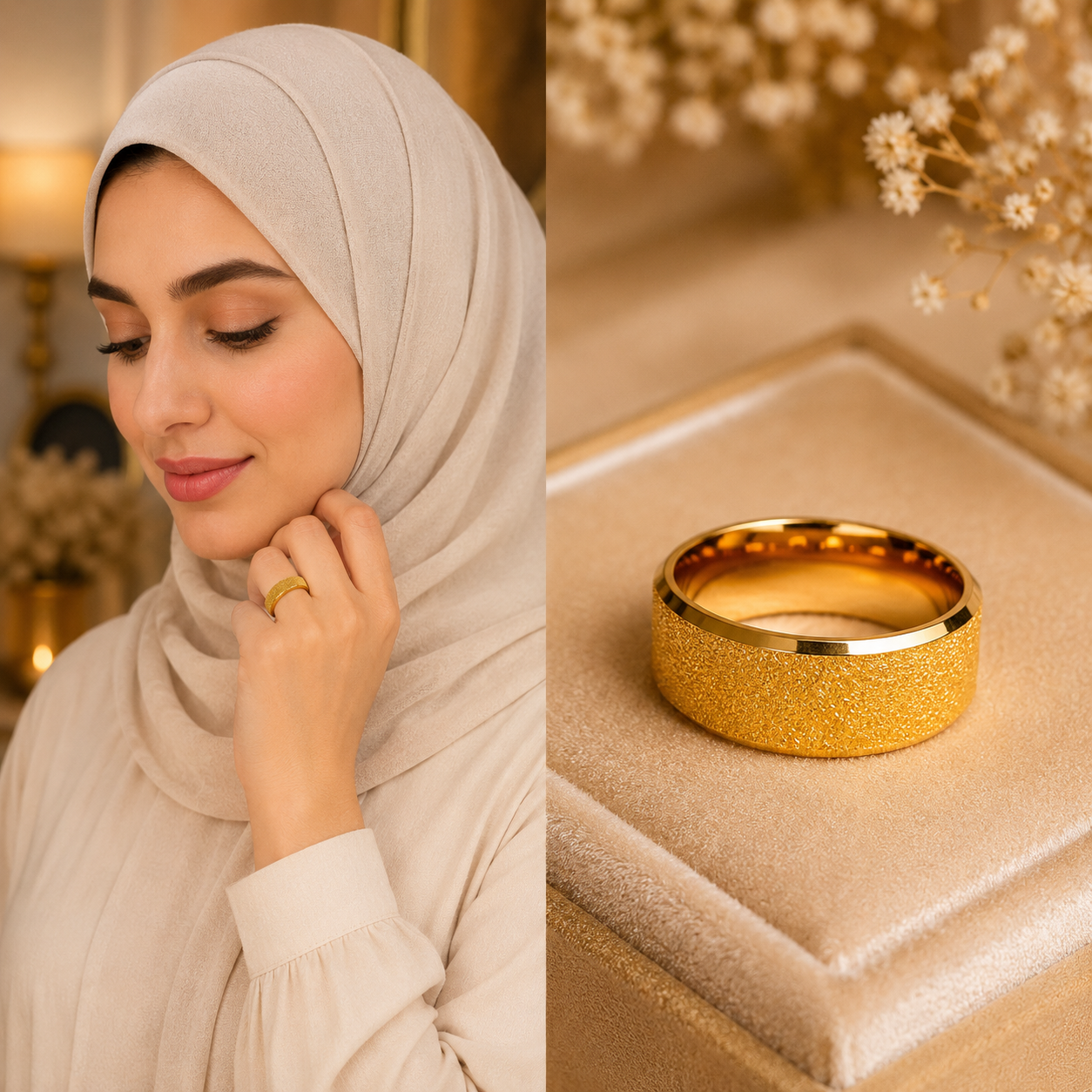 دبلة الوهج الذهبي