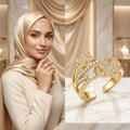 خاتم الفراشات المرصعة