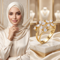 خاتم زهرة الماركيز الكريستالي