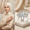 خاتم زهرة الكريستال